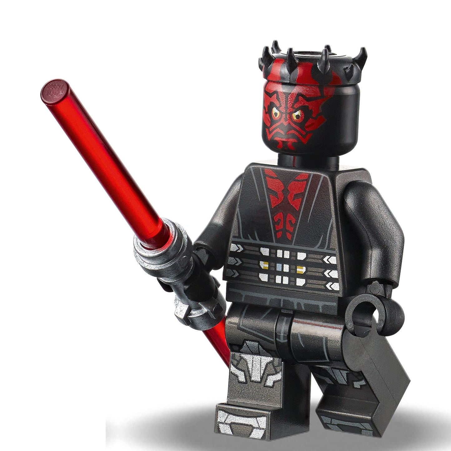 LEGO Star Wars The Clone Wars Minifigure - Darth Maul (Printed Legs with Silver Armor) with Dual Lightsaber