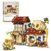 EasyAgo Mini Bricks Honey Workshop Building Blocks, Simulation Architecture Toy for Girls and Boys Ages 6+ - Gift Easter, Birthday, Christmas (1242