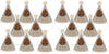 Big Dot of Happiness Party 'Til You're Pooped - Mini Cone Poop Emoji Party Hats - Small Little Party Hats - Set of 8