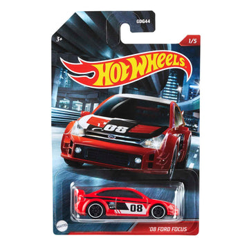 Hot Wheels Themed Auto Selection of Cult Racers, 1:64 Scale Vehicles with Authentic Details & Realistic Decos for Collectors & Kids 3 Years Old & Up