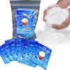 Science Gone Fun 20-Pack Instant Snow Powder for Kids - Makes 40 Cups of Fluffy Fake Snow - Just Add Water! Perfect for Cloud Slime, Sensory Play,