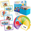 250 Sight Words Flash Cards for Kindergarten with Pictures, Dolch Sight Words Pre-K for Toddlers 3 4 5 6 7 8 Years, High Frequency Words Reading Cards