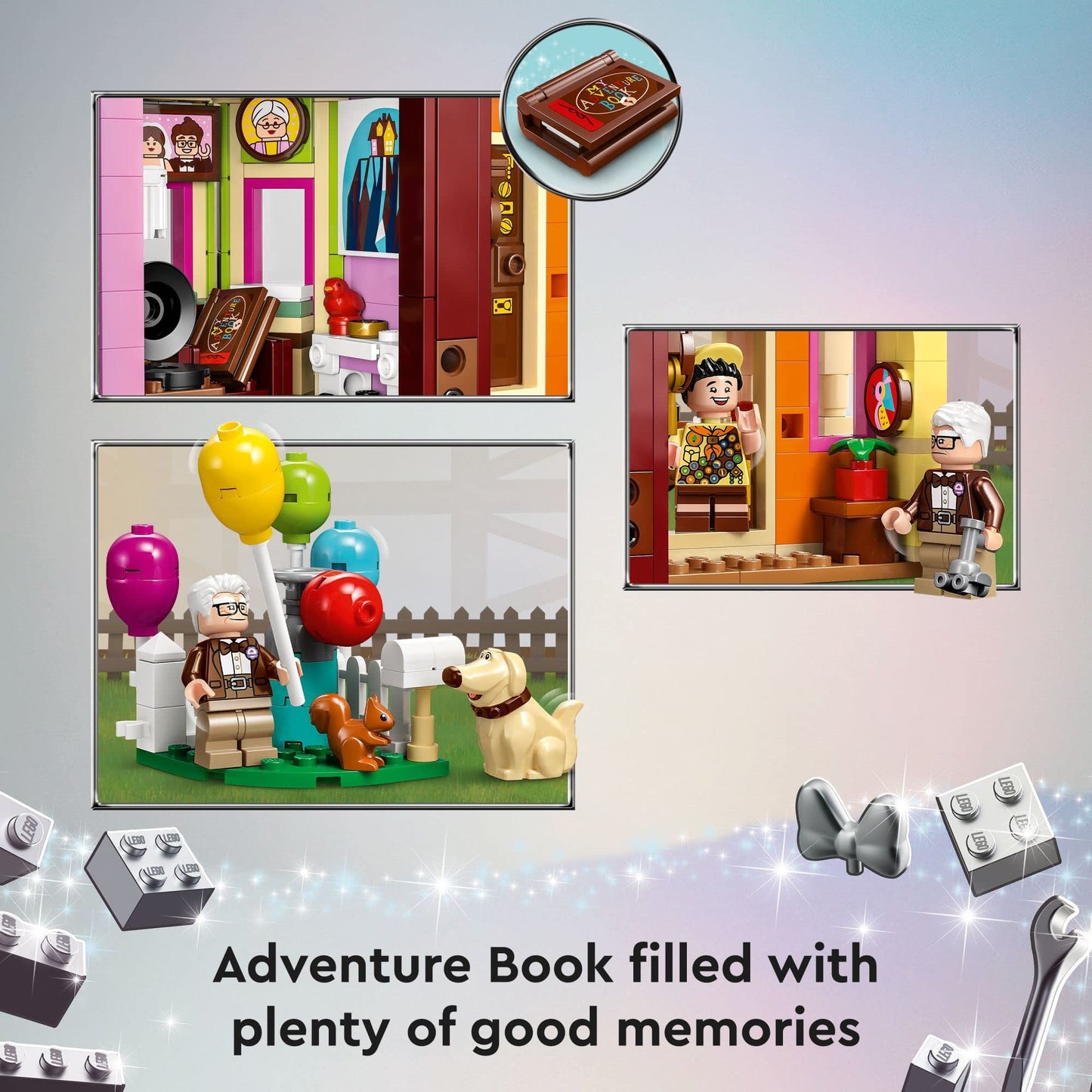 LEGO Disney and Pixar ‘Up’ House Disney 100 Celebration Classic Building Toy Set for Kids and Movie Fans Ages 9 and Up, A Fun Gift for Disney Fans and
