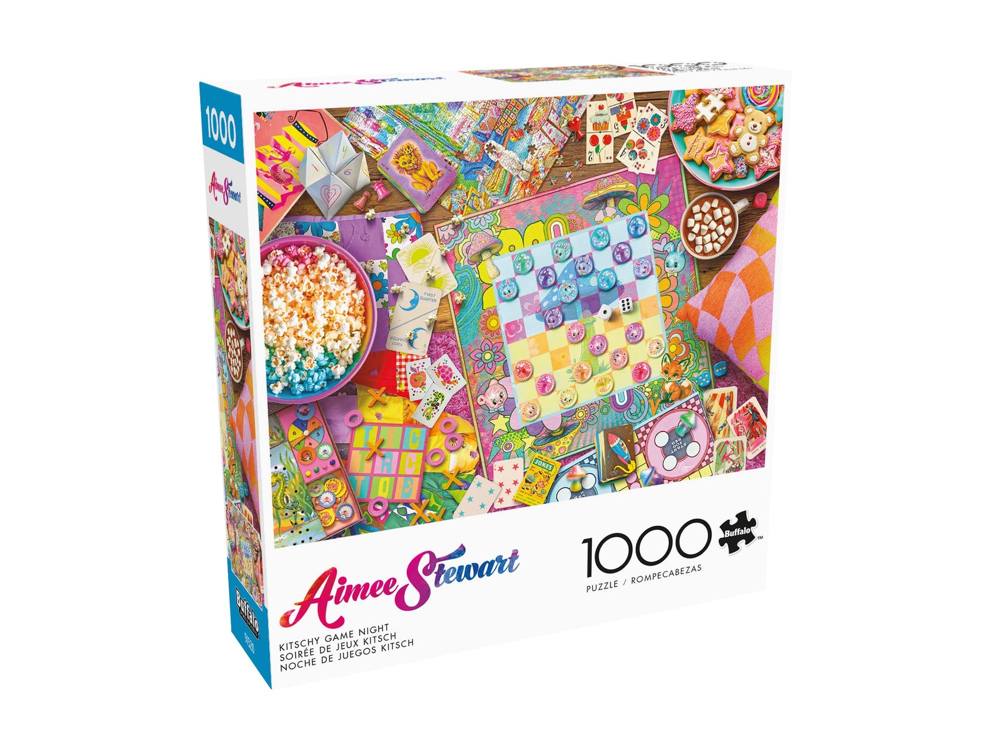Buffalo Games - Aimee Stewart Kitschy Game Night - 1000 Piece Puzzle