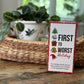 FIRST TO WORST Holiday Edition Party Game - A Festive Card Game About How Your Friends & Family Rank Things - Perfect for White Elephant Gifts