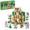 LEGO Minecraft The Iron Golem Fortress 21250 Building Toy Set, Playset Featuring a Crystal Knight and Golden Knight, A Fortress and a Giant Golem,