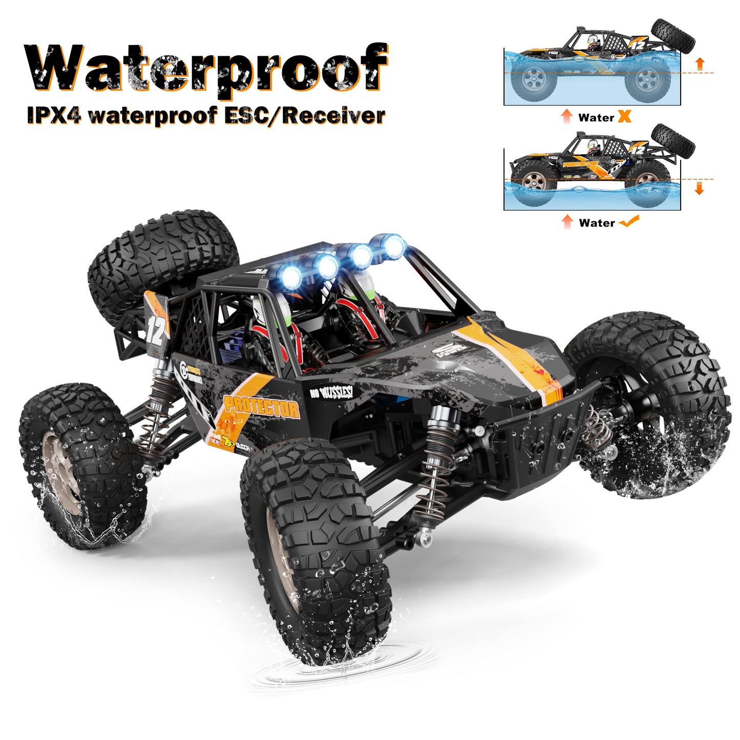HAIBOXING 905 Protector 1:12 Scale RC Cars, Off-Road RC Buggy Hobby Grade