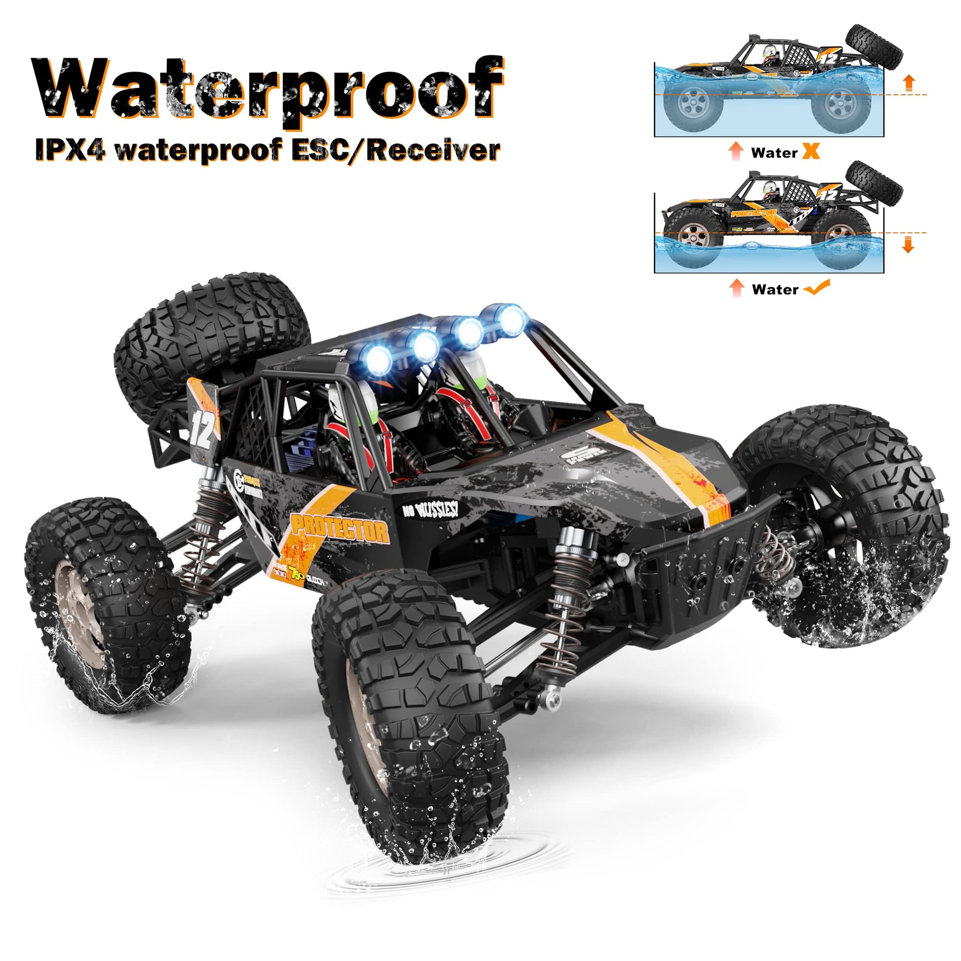 HAIBOXING 905 Protector 1:12 Scale RC Cars, Off-Road RC Buggy Hobby Grade