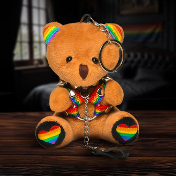 Master Series Pride Themed Plush Little Keychain Bear - Great Fun Novelty Gift Idea for Pride Month - 1 Piece