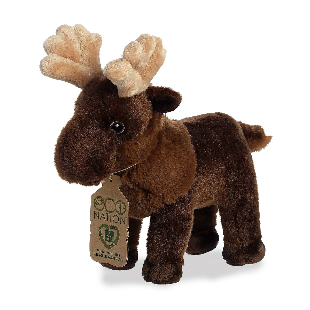 Aurora Eco Nation 9" Moose Responsibly Made Stuffed Animal