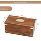 Bits and Pieces - Secret Enigma Puzzle Box - Camouflage Your Cash Money Holder - Brain Teaser - Wooden Secret Compartment Brain Game
