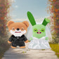 Fuggler Wedding Fuggs 9-Inch Plush 2-Pack by ZURU - Funny Ugly Monster Stuffed Animals with Human-Like Teeth & Tooth Ring, Collectible Plush for Kids