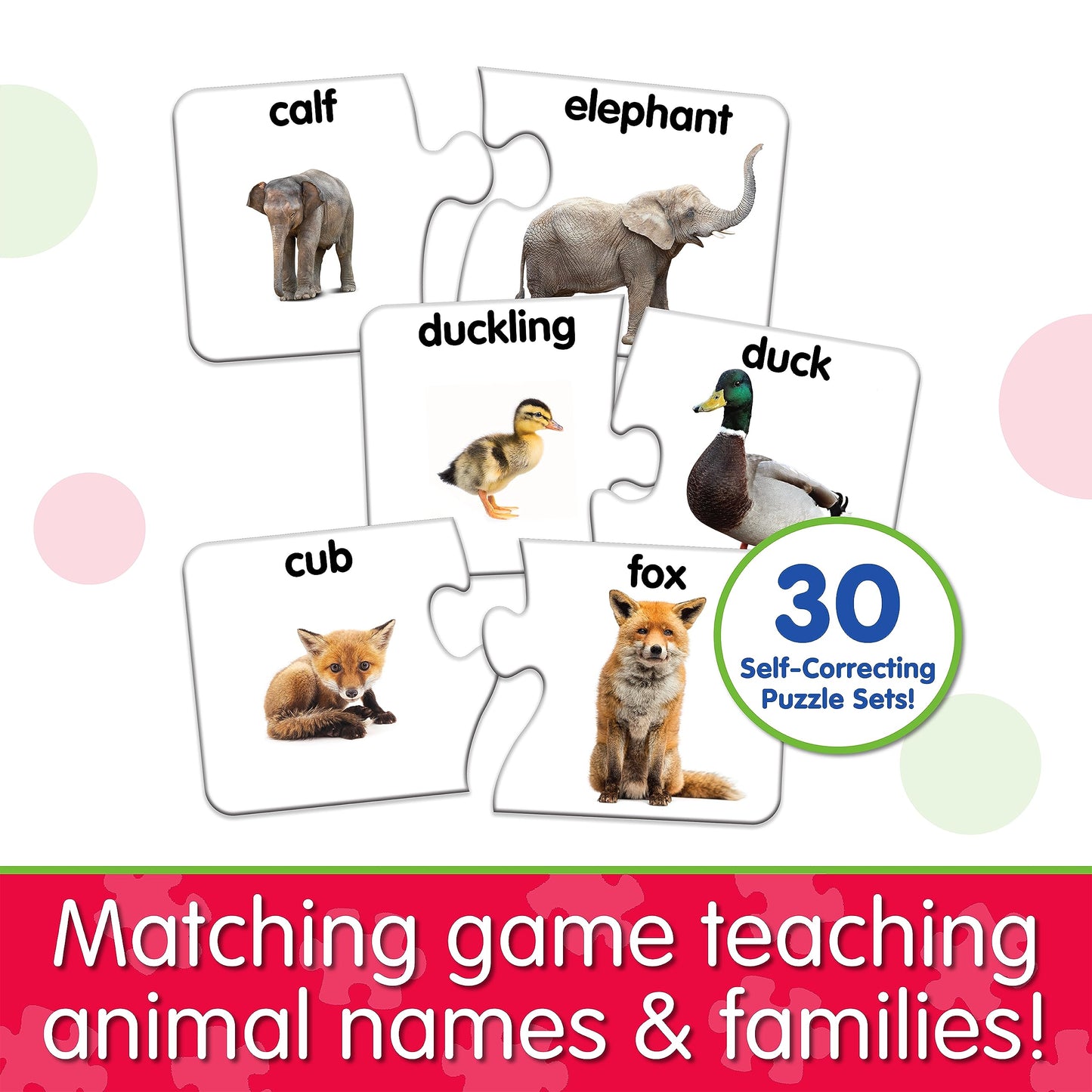 The Learning Journey: Match It! - Animal Families - Learning Animals, Animal Matching Game, Animal Puzzle For Kids, Puzzle For Toddlers, Award Winning