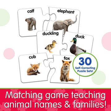 The Learning Journey: Match It! - Animal Families - Learning Animals, Animal Matching Game, Animal Puzzle For Kids, Puzzle For Toddlers, Award Winning