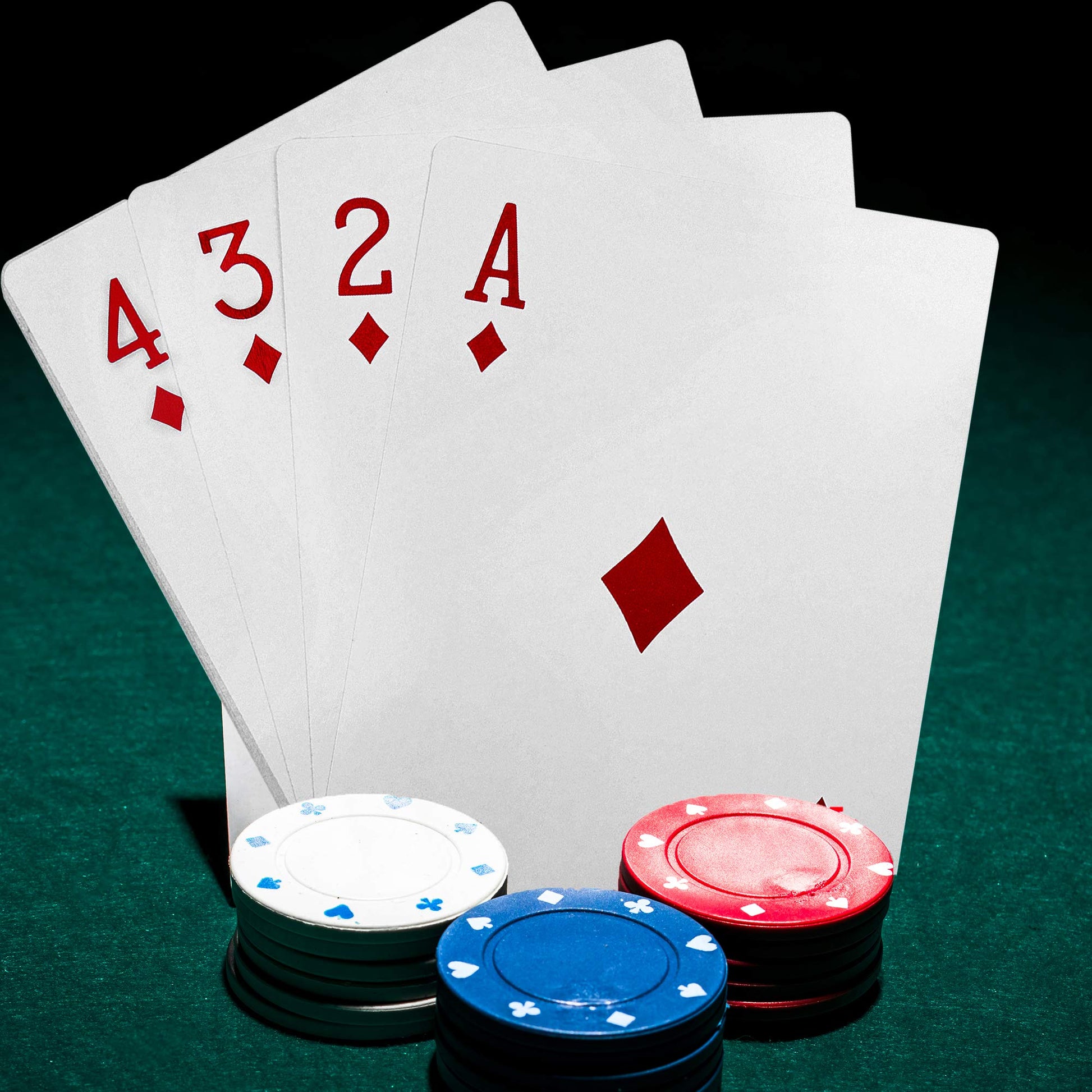 Super Z Outlet Giant Jumbo Deck of Big Playing Cards Fun Full Poker Game Set - Measures 8-1/4" x 11-3/4"