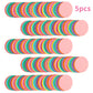 RUBFAC 5pcs Rainbow Circle Dots Paper Garland Party Decorations