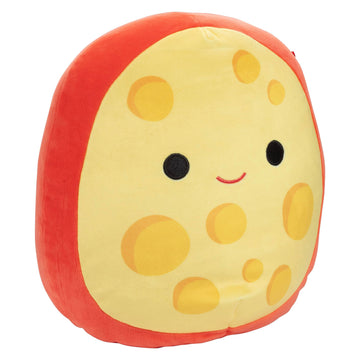 Squishmallows 10" Mannon Gouda Cheese Squishy Plush Official Jazwares Squeezable Stuffed Animal Toy, Ultra Soft Pillow, Cute Collectible, Gift