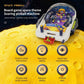 OLEOCA Tabletop Pinball Machine - Space Board Game with Obstacles, Pull-Rod Launcher, Two-Hand Controls, Ball Storage Tray, 1-2 Player Arcade Games
