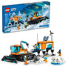 LEGO City Exploration Arctic Explorer Truck and Mobile Lab 60378 Building Set for Ages 6+ with a Tracked Vehicle, Laboratory on Skis, Meteorite, Snow