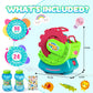 Bubble Machine for Toddlers Kids & Pets, with 8oz Safe Solution, Extra Large & Bubbles in Bubble Maker, Children & Pets Dog Toys Gift, Indoor/Outdoor
