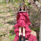 QGYDYH Bjd Doll Clothes,Ball Jointed Doll Clothes,Handmade,Fashion Dresses?Gowns, for 1/3 1/4 bjd Doll (red c, 1/3)