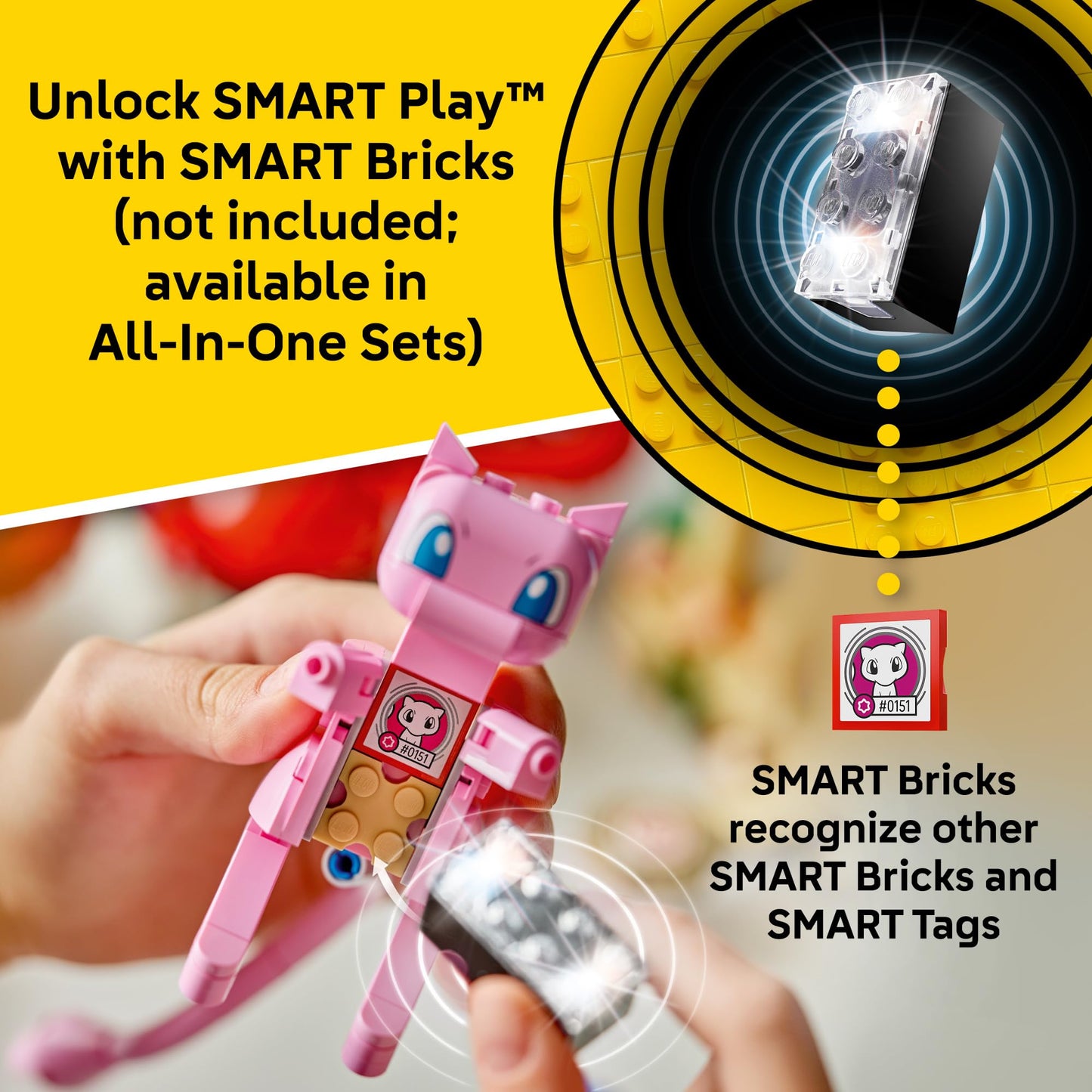 LEGO Pokémon SMART Play: Drone Search for Mythical Mew 72161