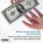 BCW Large Bill Currency Sleeves - 100-Pack | Acid-Free, Archival Safe Polypropylene Sleeves for Collectible Currency | Clear Money Protectors for