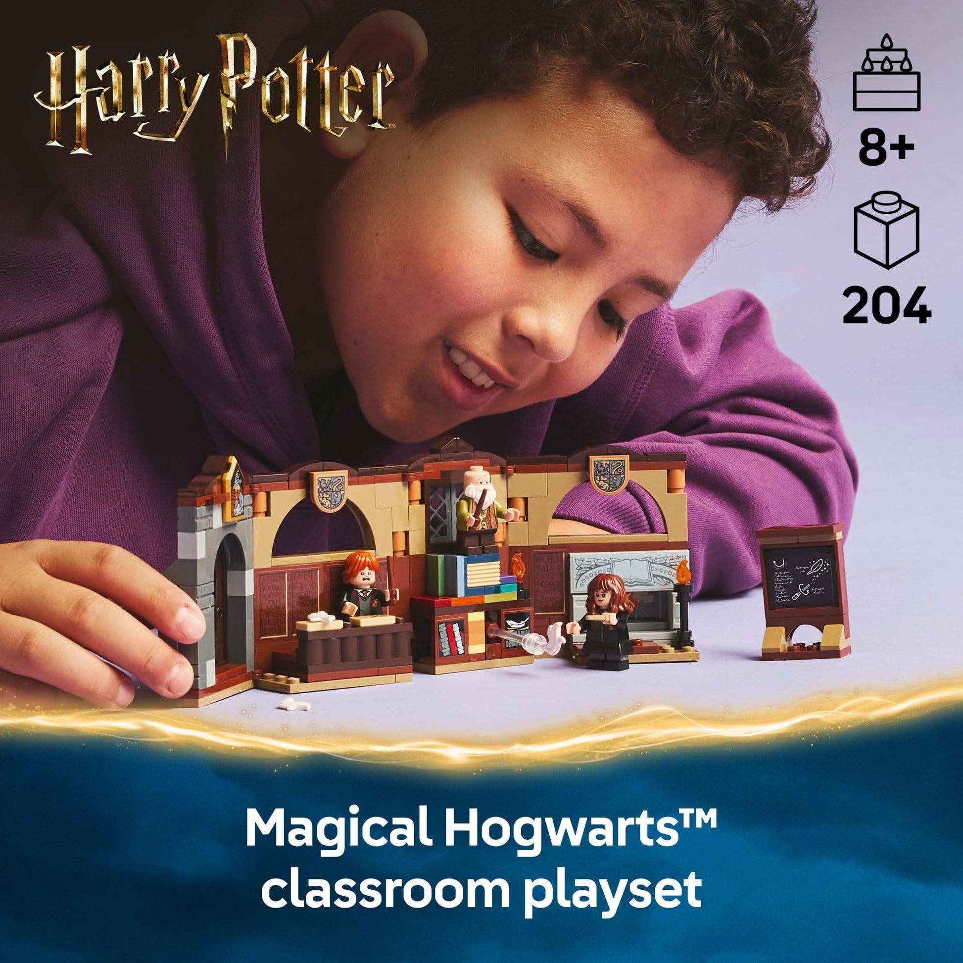 LEGO Harry Potter Hogwarts Castle: Charms Class Building Toy - Wizard Kids Toy for Boys and Girls, Fans of Harry Potter, Ages 8+ - Gift Idea