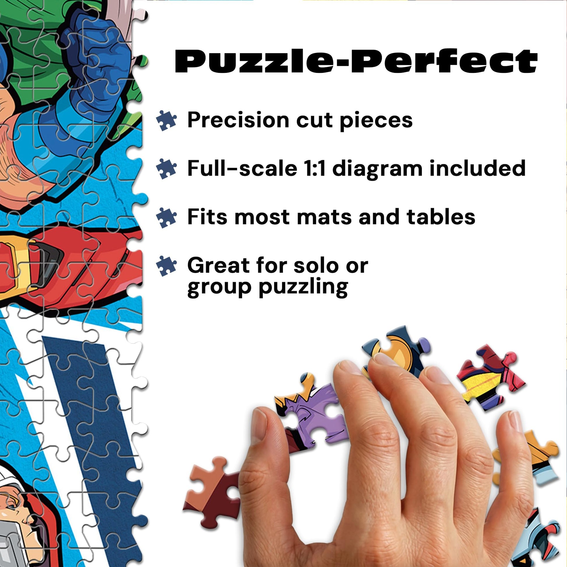 Buffalo Games - Marvel Comics VS Heroes vs - 1000 Piece Puzzle for Adults