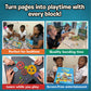 Uzzle Tales: Coral Cove - Interactive Storybook Puzzle, 2-in-1 Fun Family Story Block Game - Ages 7+ - STEM Learning Story Cards and Story Blocks