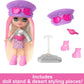 Barbie Extra Mini Minis Travel Doll with Pink & Blonde Hair, Fringe Top, Pastel Mini Skit & Desert-Themed Accessories
