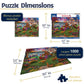White Mountain 1000 Piece Jigsaw Puzzle Patriotic Summer, 4th of July