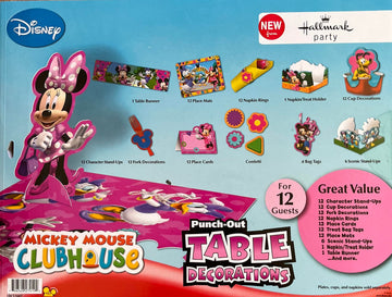 Hallmark Minnie's Clubhouse Punch Out Table