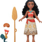 Mattel Disney Toys, Moana Small Doll & Floating Boat Playset with Heihei Rooster Figure, Wave Launcher & 2 Accessories, Inspired by Movie