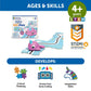 Learning Resources Coding Critters Go Pets Dipper the Narwhal - 14 Pieces, Ages 4+ Screen-Free Early Coding Toy For Kids, Interactive STEM Coding Pet,