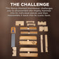 Project Genius Inc. Thor's Hammer - Wooden Puzzle, Medium Difficulty, Disassemble and Reassemble This Norse-Themed brainteaser Based on Thor's famed