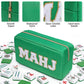 Ahdoma Mahjong Tile Bag Mahjong Bag with Zipper Travel Mahjong Carrying Case Storage Pouch Gifts for Mahjong Lovers Accessories
