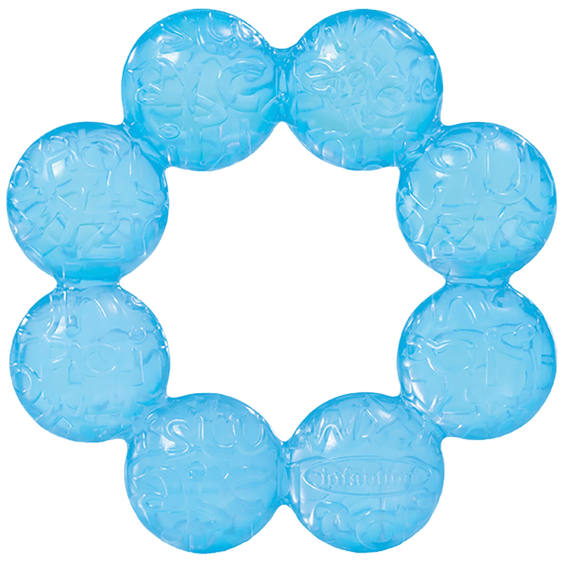 Infantino Water Teethers, Cooling & Massaging Relief, Lime/Blue, 3-Pack