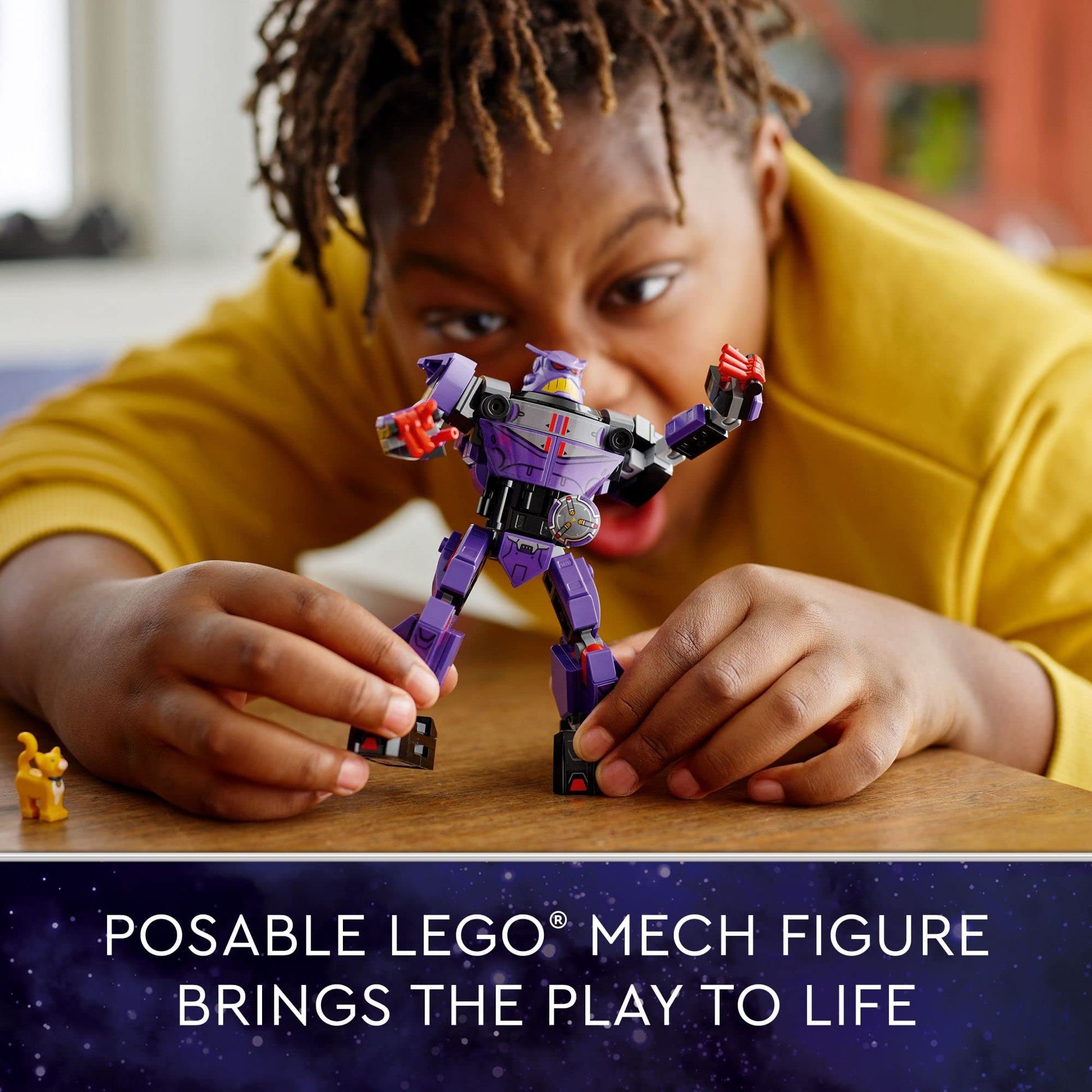 LEGO Disney and Pixar’s Lightyear Zurg Battle 76831 - Buildable Robot Toy with Mech Action Figure, Buzz Minifigure with Laser and Jetpack, Great Gift