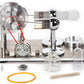 Sunnytech Hot Air Stirling Engine Motor Model Educational Toy Electricity Generator Colorful LED (SC001)
