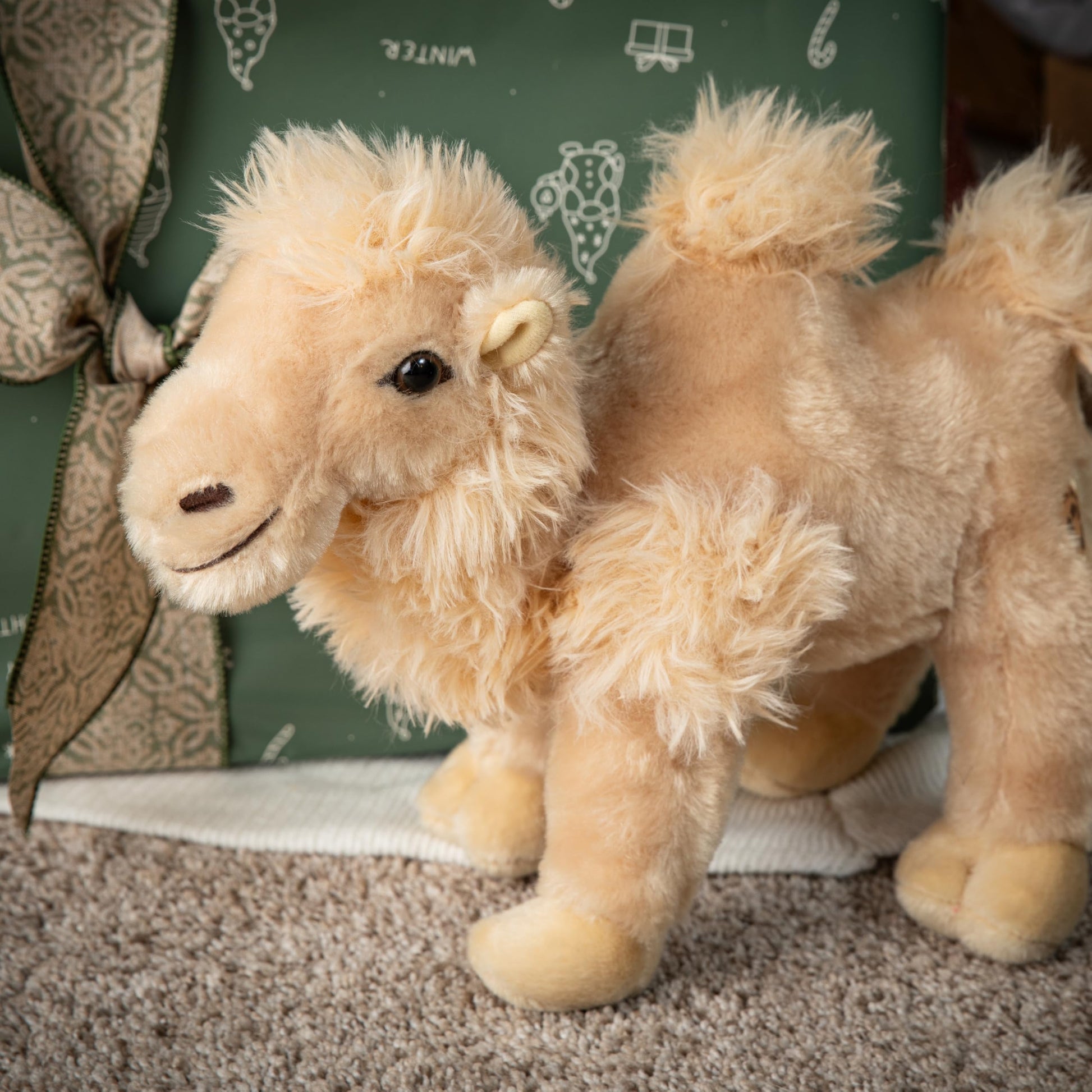The Petting Zoo Bactrian Camel Stuffed Animal Plushie, Gifts for Kids, Wild Onez Wildlife African Animals, Camel Plush Toy, 12 inches