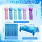 Fufuddz Under The Sea Party Decorations, Ocean Themed Party Decorations with Jellyfish Decor Blue Fringe Backdrop Tablecloth for Classroom Decor Beach