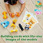 LEGO DUPLO My First Animal Train 10955, Toys for Toddlers and Kids 1.5-3 Years Old with Elephant, Tiger, Panda and Giraffe Figures, Learning Toy