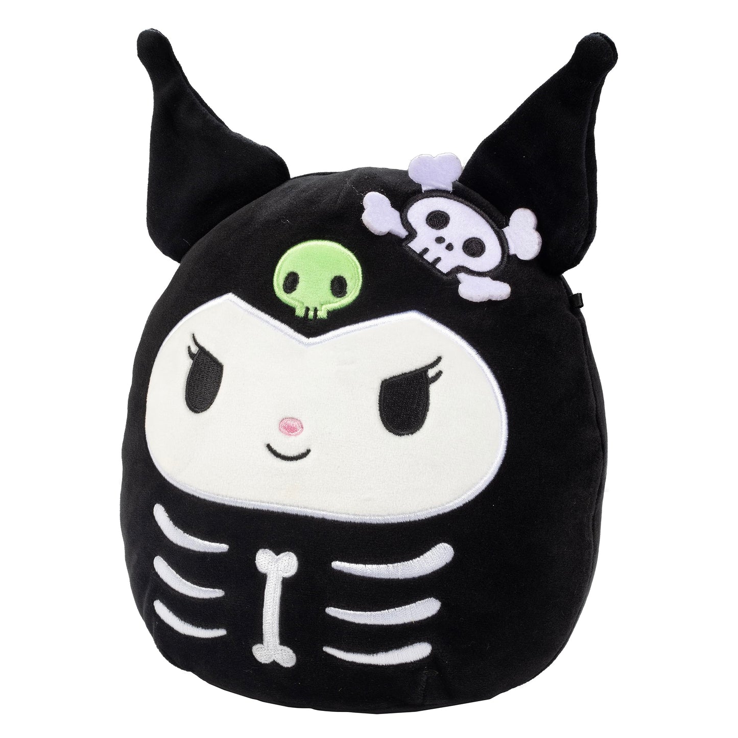 Squishmallows 8" Skeleton Kuromi - Officially Licensed Kellytoy Halloween Sanrio Plush - Collectible Soft & Squishy Stuffed Animal Toy - Add to Your
