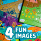 Chuckle & Roar Puzzles for Kids Ages 3-5, Toddler Puzzles, 12 & 24 Piece