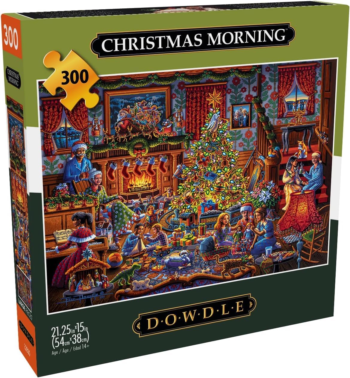 Buffalo Games - Eric Dowdle Christmas Morning - 300 Piece Puzzle for Adults