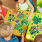 Openfly 24 Sets St. Patrick's Day Shamrock Ornaments DIY St. Patrick's Day Foam Craft Kit Irish Clover Shamrock Foam Stickers Self-Adhesive Craft