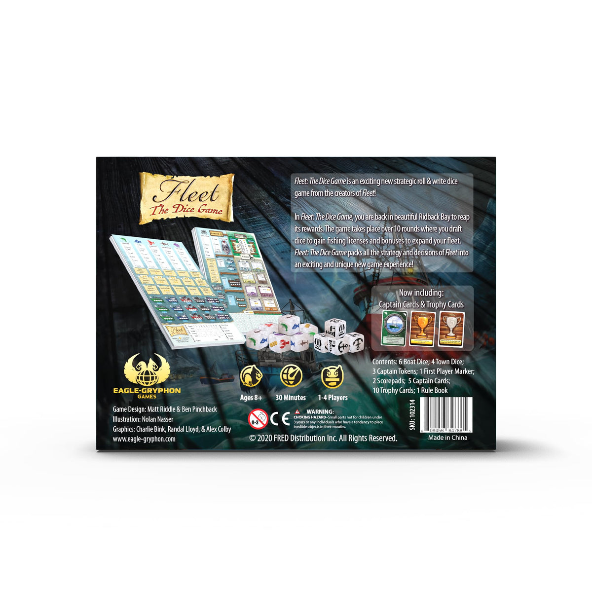 Fleet: The Dice Game (2nd Edition), Eagle-Gryphon Games