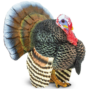 Safari Ltd. Domestic Turkey Figurine - Lifelike 3" Model Figure - Educational Toy for Boys, Girls, and Kids Ages 3+