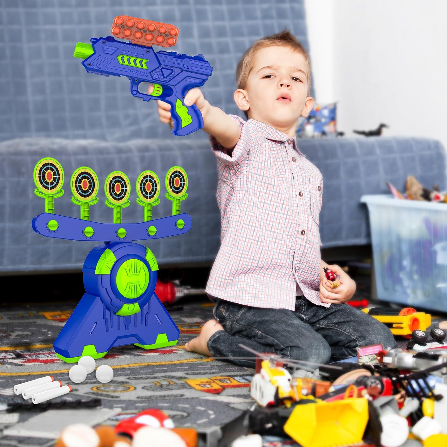 Floating Balls Target, Shooting Games Toy for Kids Boys Ages 5 6 7 8 9 10+